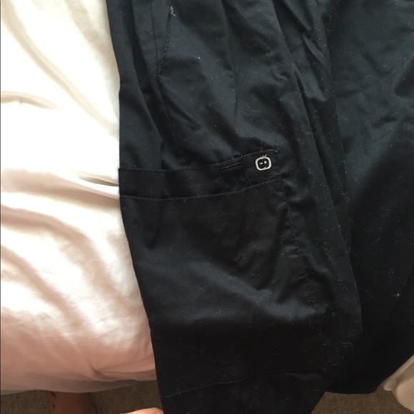 Scrubs black slimming pants Wonder Work Medium - Picture 3 of 4